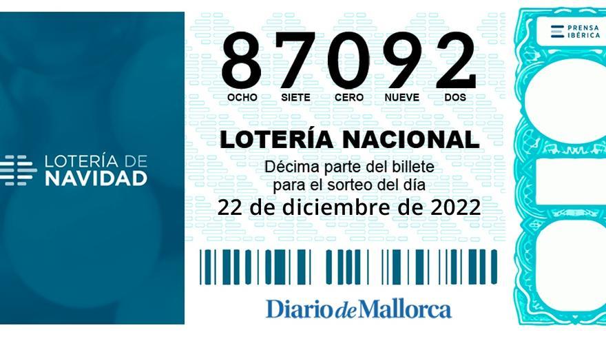 Octavo quinto premio de la Lotería de Navidad