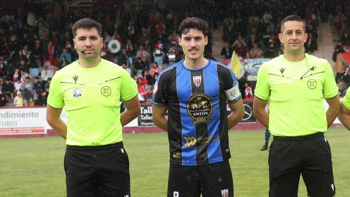 El capitán en A Lomba en el último partido del pasado curso.