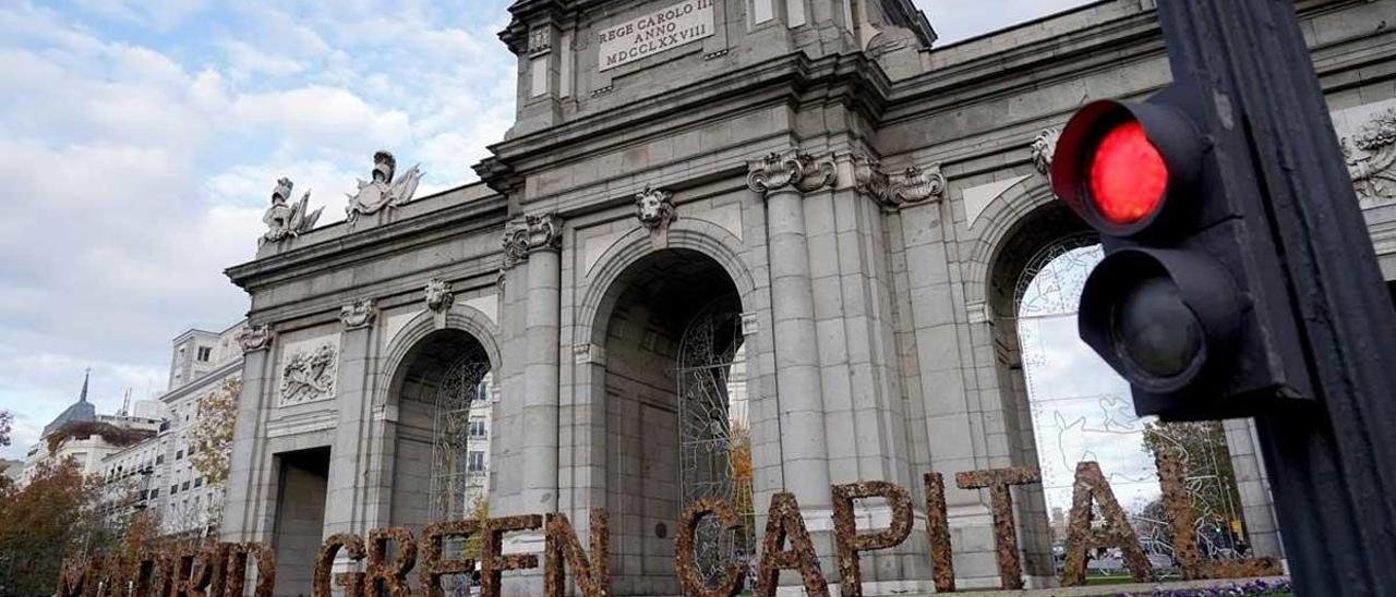 La Puerta de Alcalá de Madrid, en una imagen de diciembre del 2019.