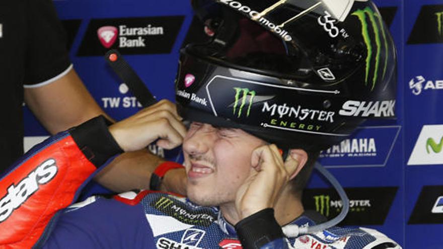 Lorenzo, decepcionado con la carrera de Motegi.