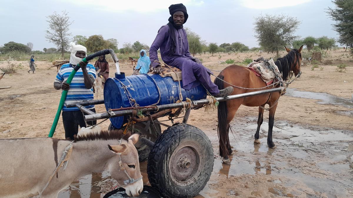 Éxodo de refugiados sudaneses hacia El Chad