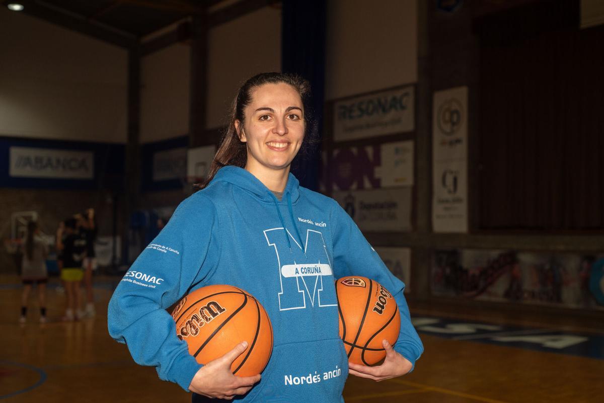 Ana Jiménez, jugadora de Maristas.