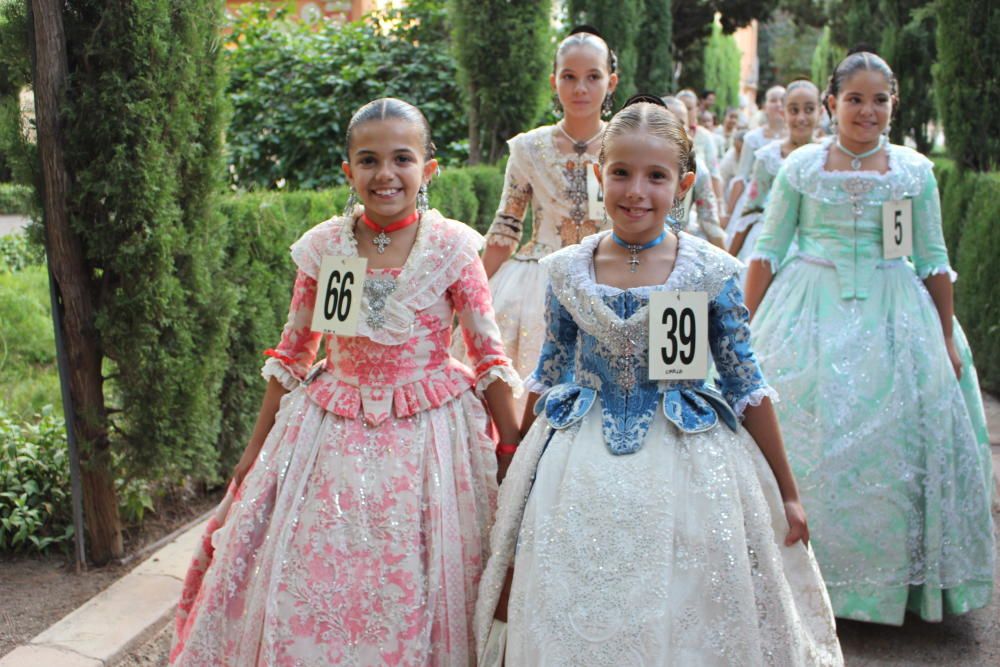 Los Jardines de Monforte acogieron la prueba de las infantiles con moño único