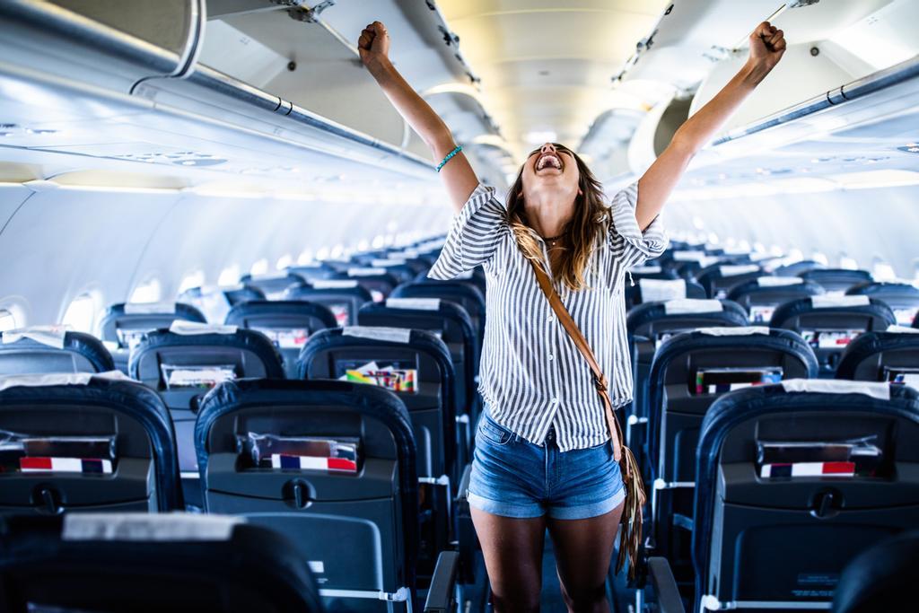 La alegría de volar barato.