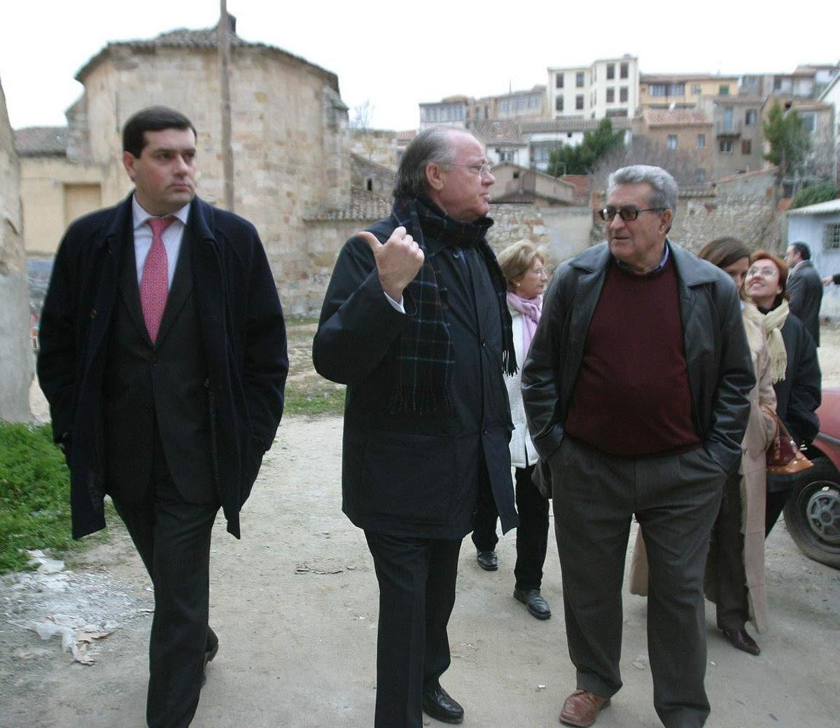 De la Peña, con Antonio Vázquez.