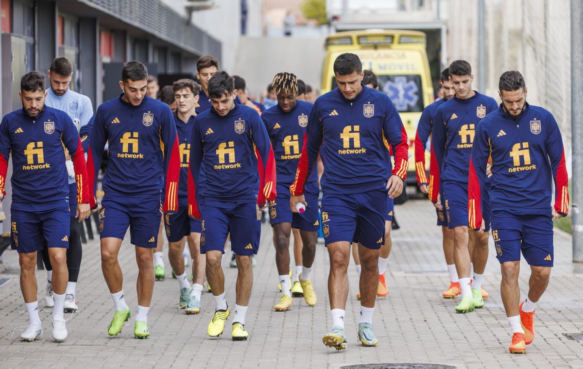 Entrenamiento de la selección