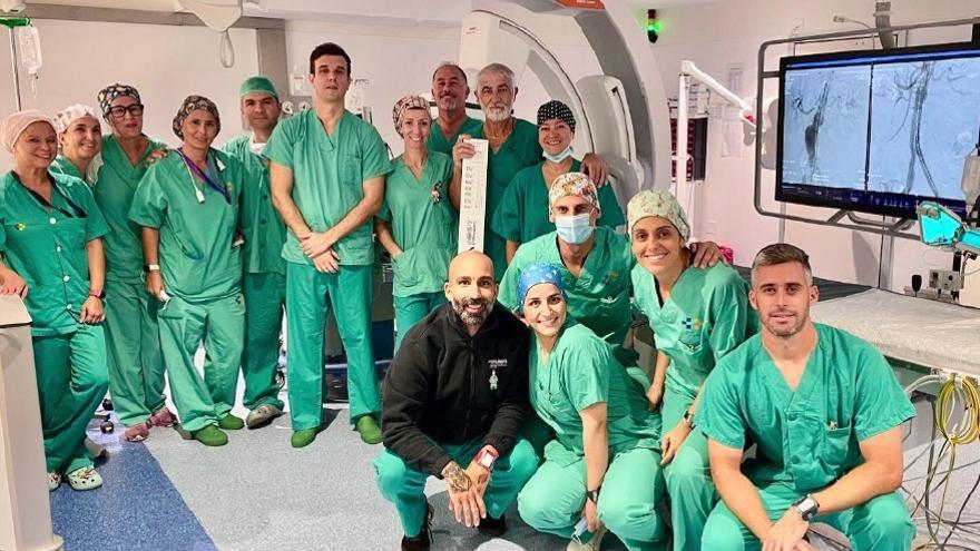 El Hospital General de Fuerteventura realiza la primera cirugía de exclusión de aneurisma de aorta abdominal en la isla