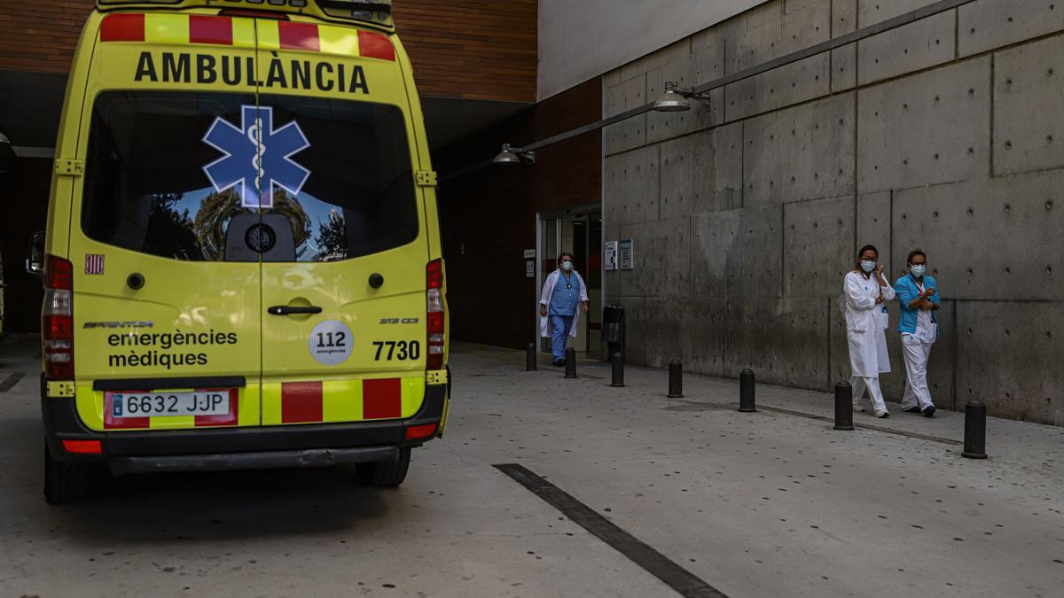 Barcelona 16/10/2020 Sociedad
Concesiones servicio de ambulancias TSC (transporte sanitario de Catalunya)Urgencias Hospital Bel