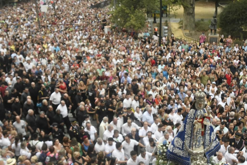 Romería de Murcia: primer tramo del recorrido de la Fuensanta