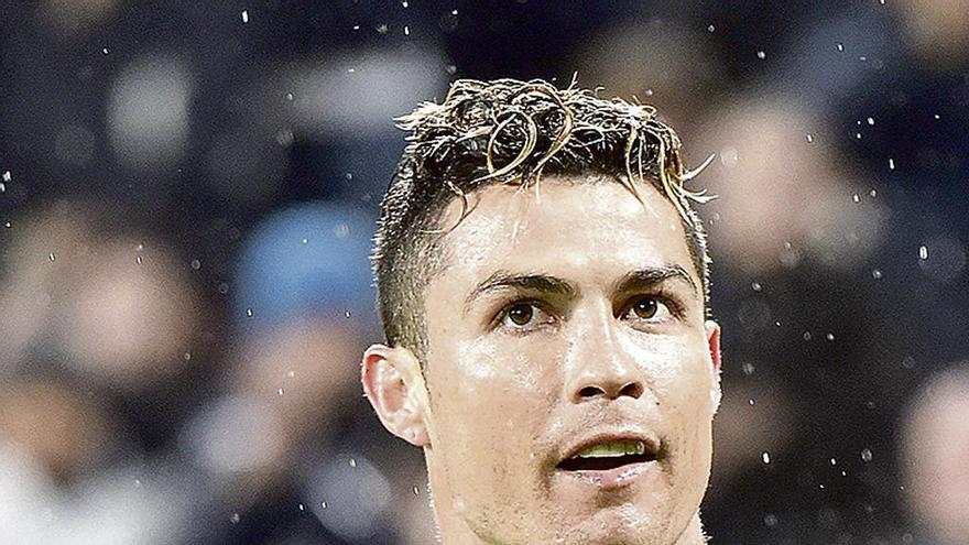 Ronaldo, en un partido con el Real Madrid.