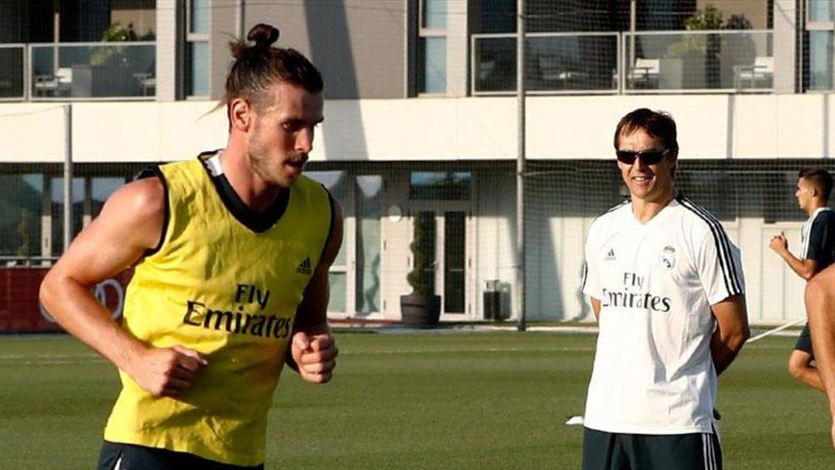 Lopetegui y Bale coincidieron por primera vez