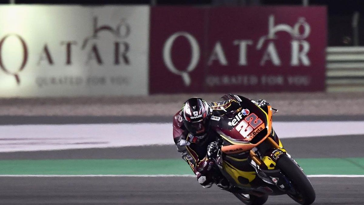 Sam Lowes, en los test de Catar