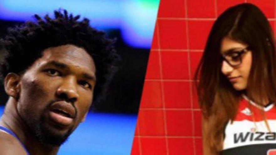 El enfrentamiento entre Joel Embiid y una estrella del porno