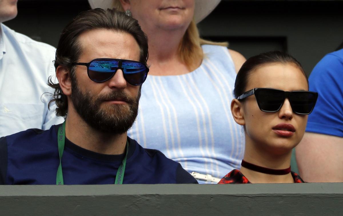 Irina Shayk y Bradley Cooper en Wimbledon