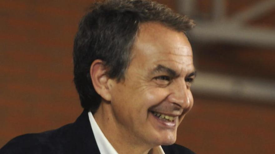 Zapatero, durante su mitin en León.