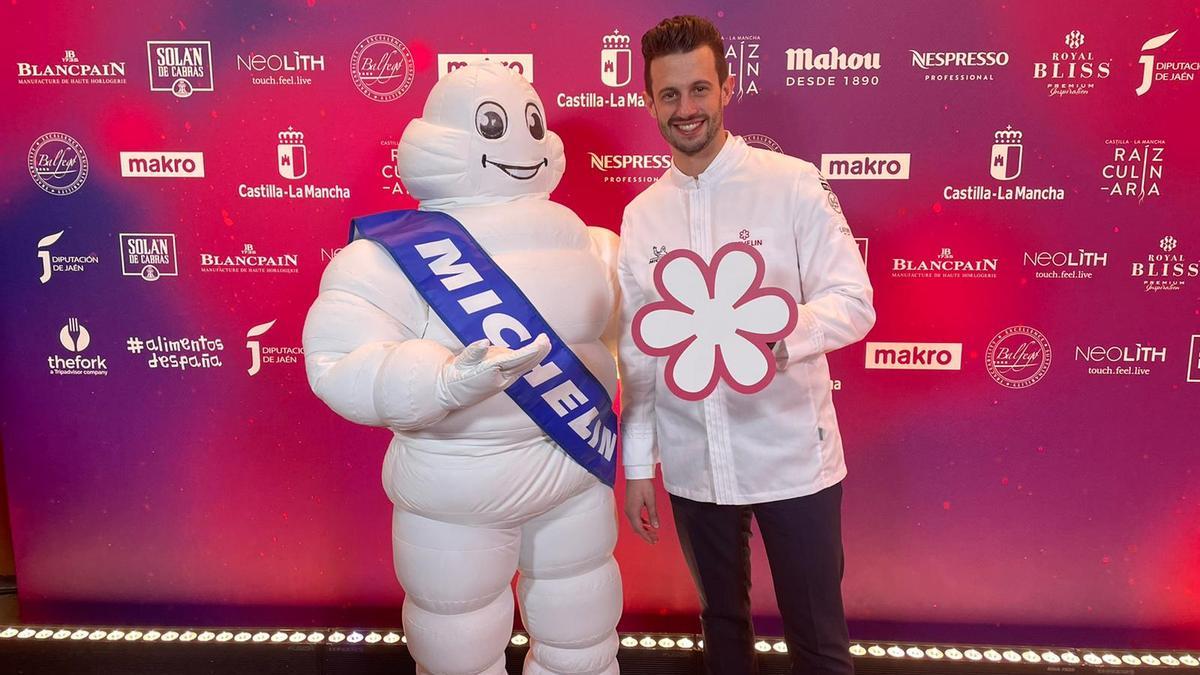 Javier Hoebeeck en la gala Estrella Michelin