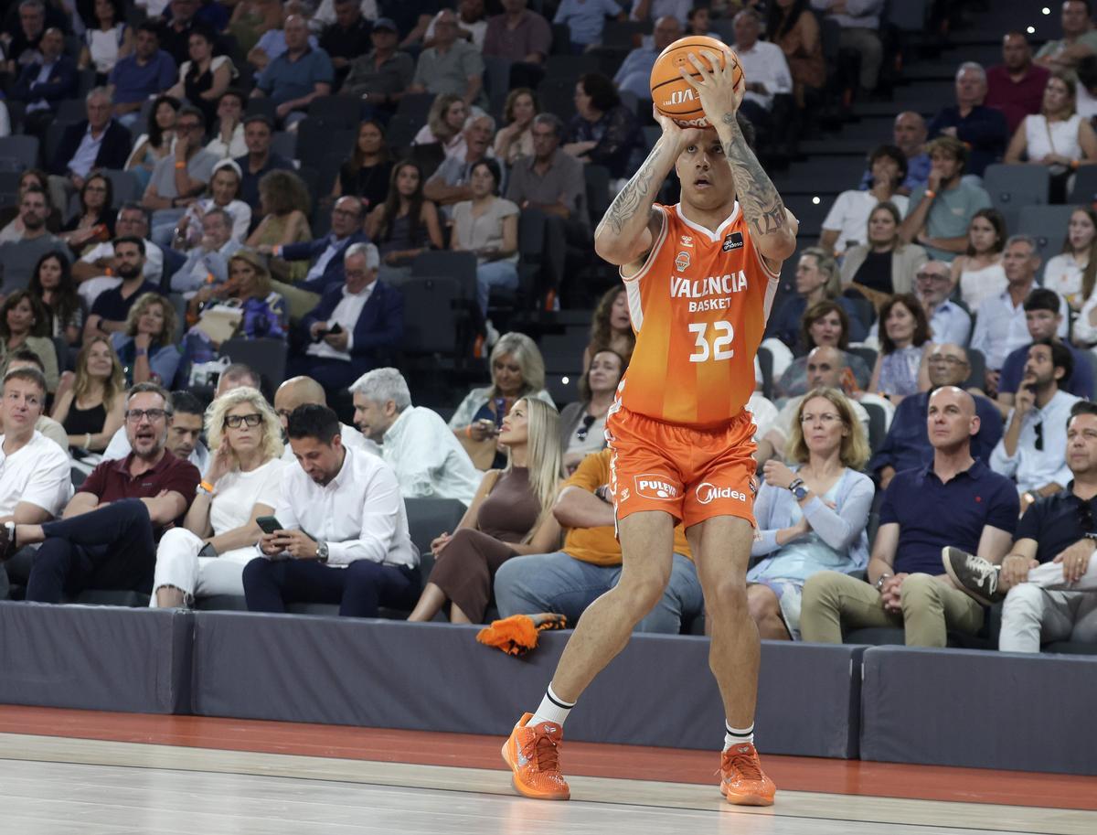 Isaac Nogués, en el partido ante el Dreamland Gran Canaria.
