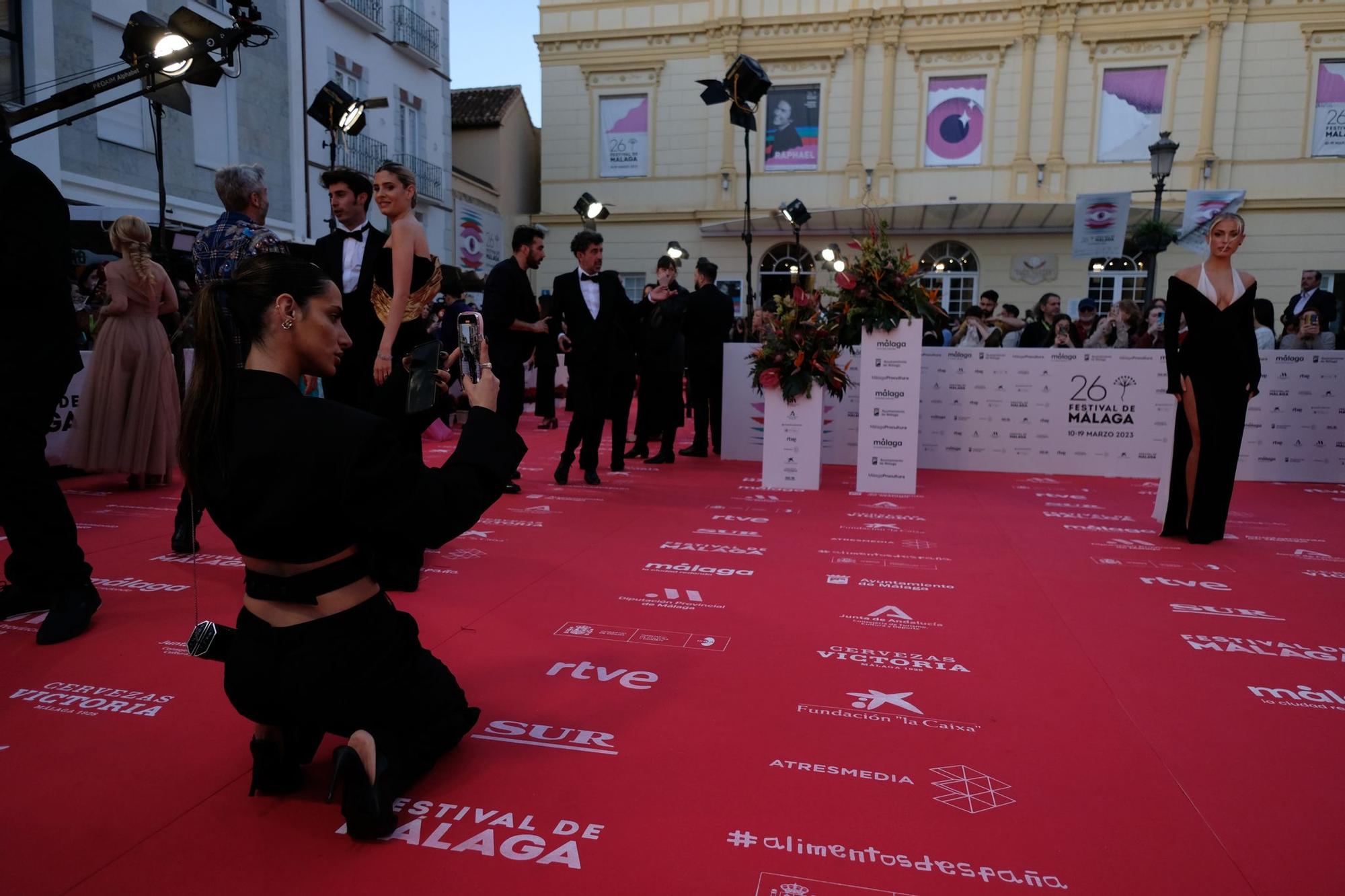 Las imágenes de la alfombra roja de la gala inaugural del 26 Festival de Málaga