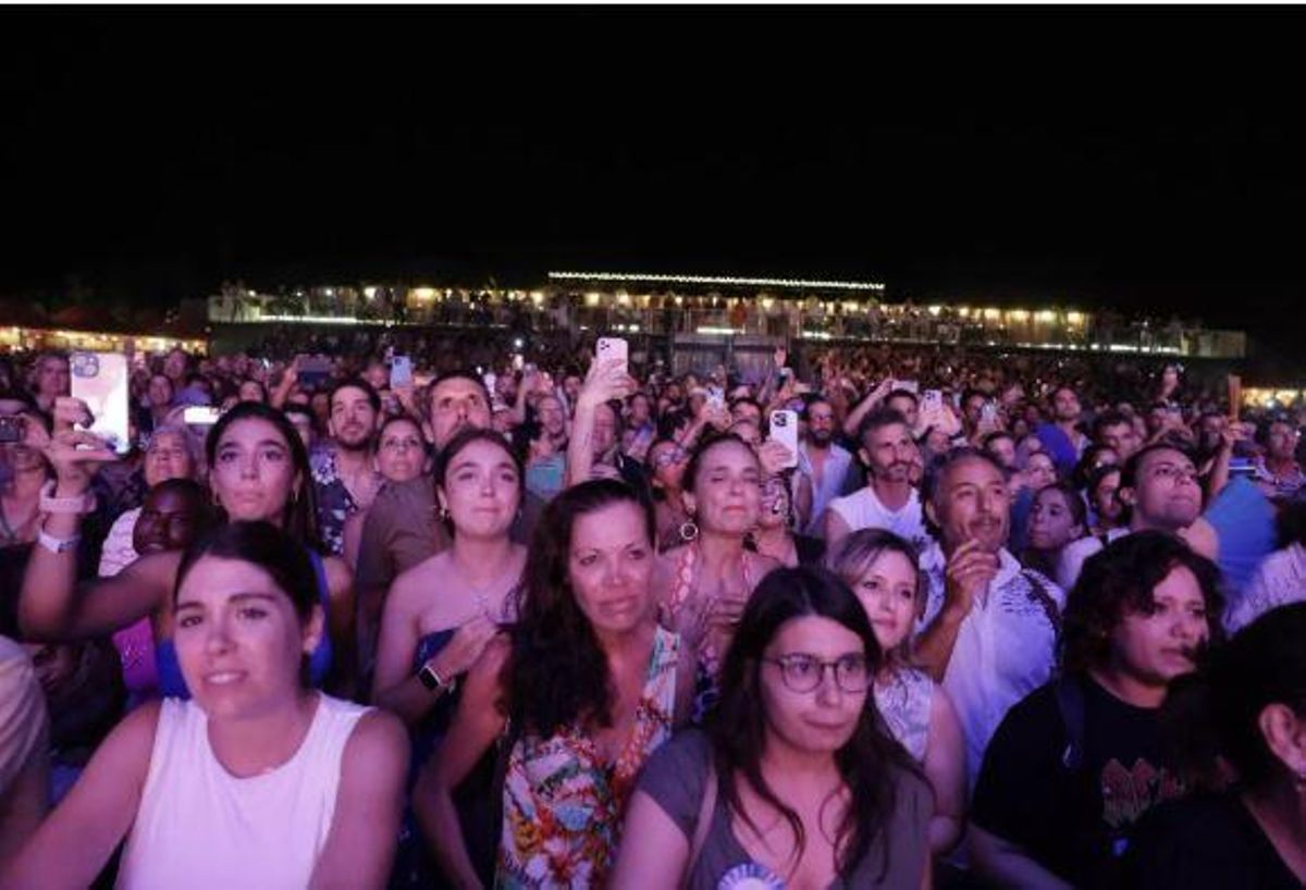 La audiencia de Es Jardí durante uno de los conciertos del pasado año