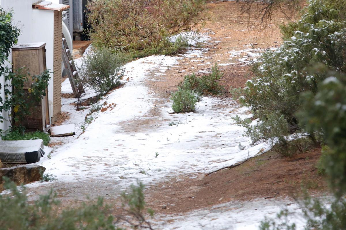 Granizo en la Talaia