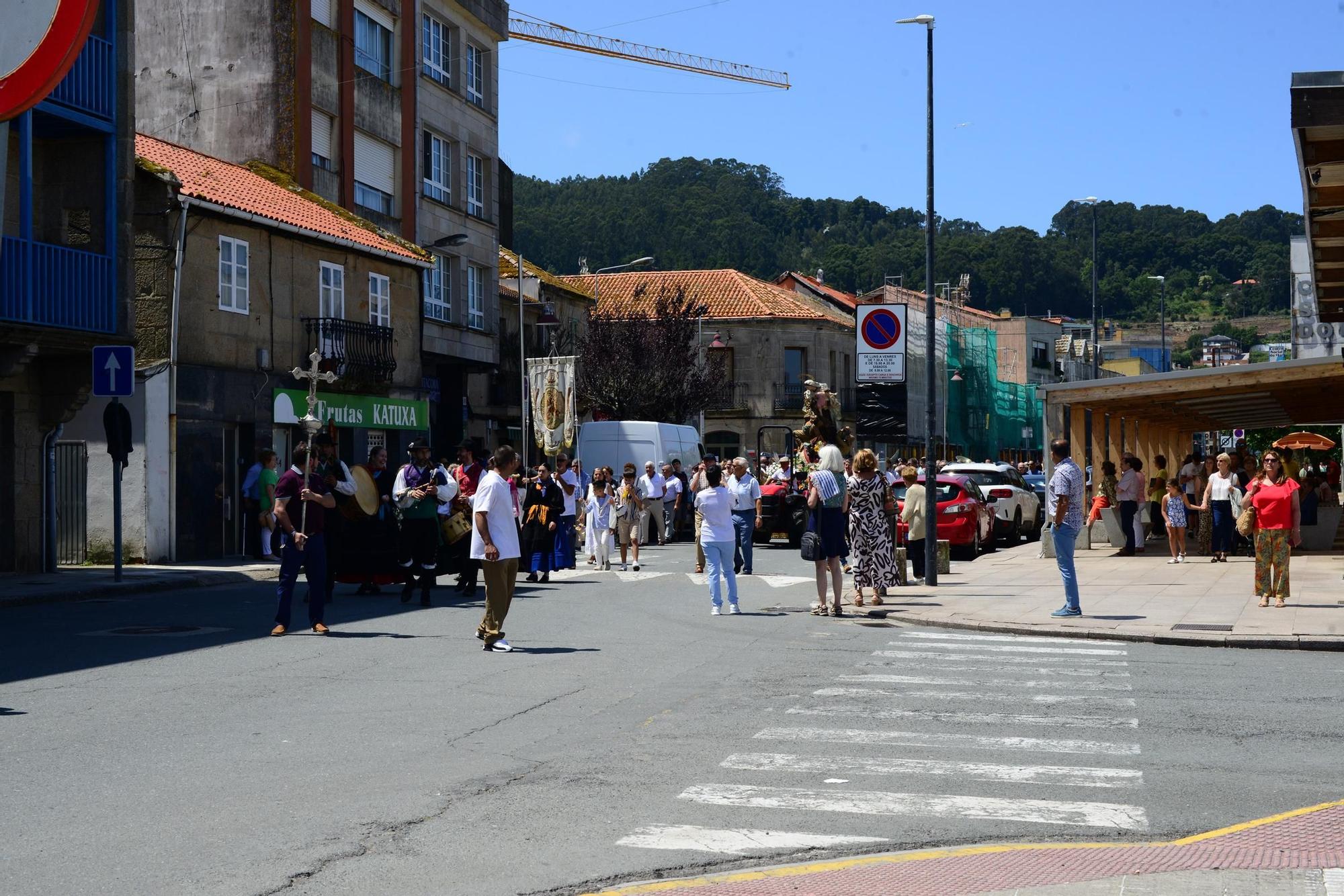 Las celebraciones en honor a la Virgen del Carmen en O Morrazo. La procesión en Bueu
