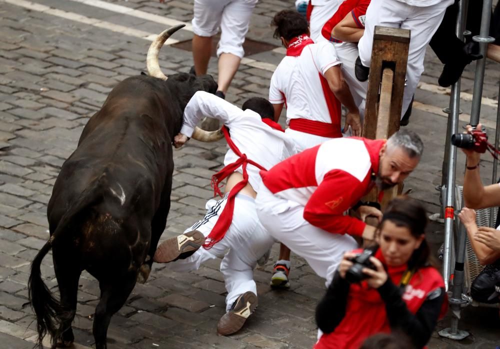 Séptimo encierro de Sanfermines 2018