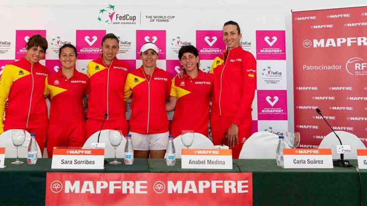 Uno de los equipos españoles que ha participado en la Copa Federación