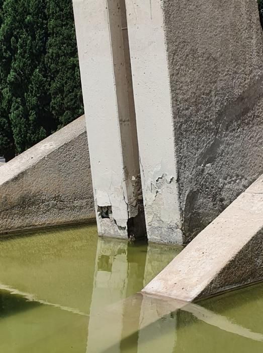 El Grupo Popular denuncia el abandono del Monumento a las Víctimas de la Riada