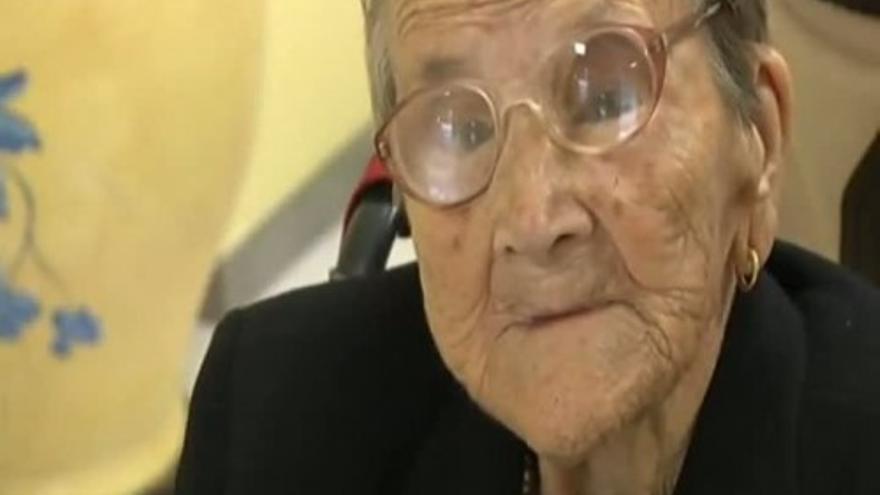 La mujer más longeva de España cumple hoy 111 años