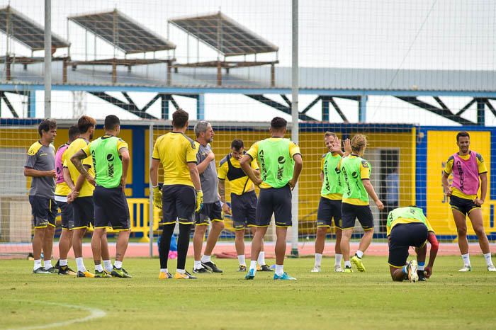 Entrenamiento de la Unión Deportiva Las Palmas