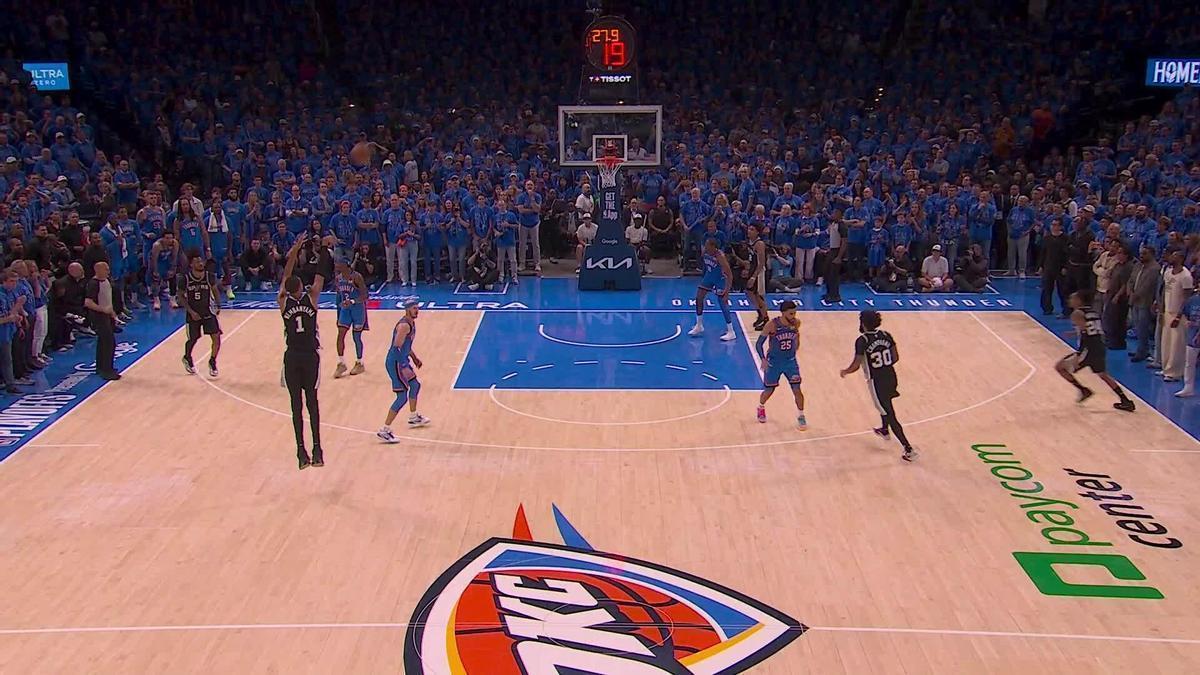 Wembanyama pone el miedo en el cuerpo de los Thunder
