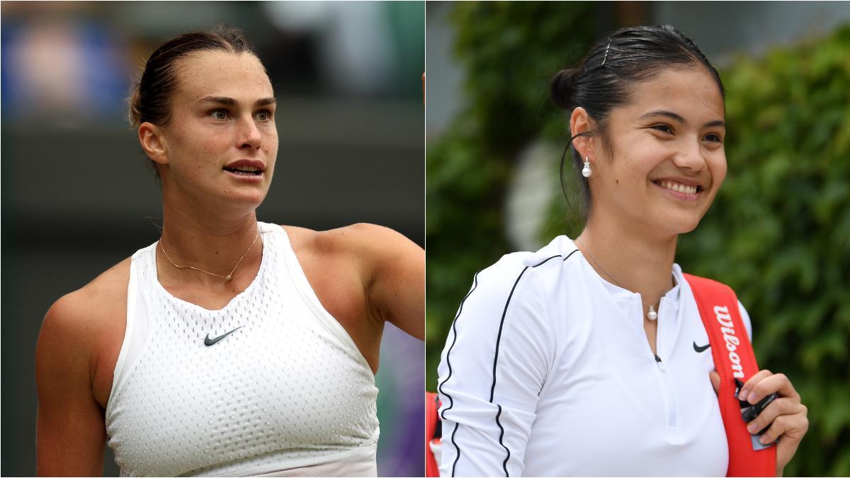 Aryna Sabalenka y Emma Raducanu