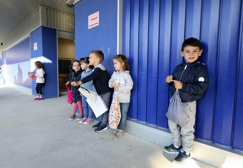 Primer día de clase en el nuevo colegio Parque Venecia