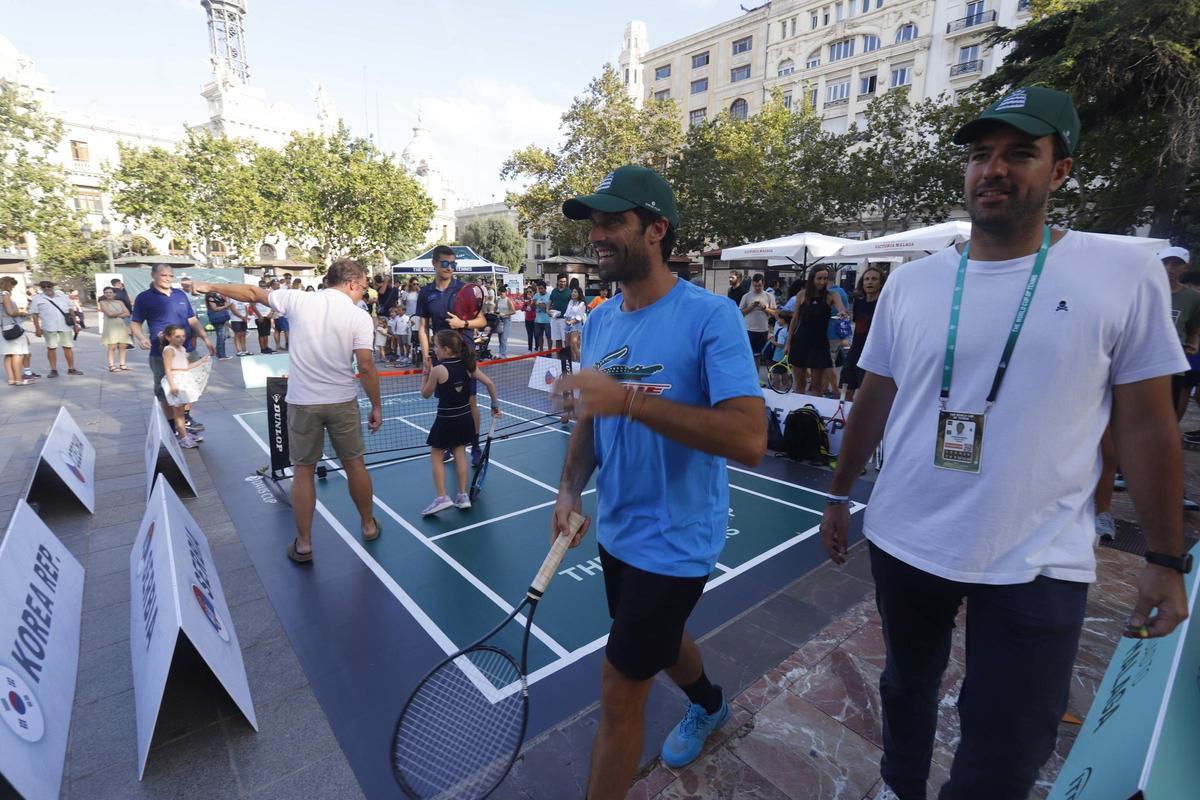 Fiesta del tenis en València por la Copa Davis