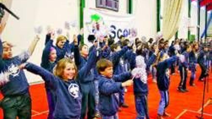 1.500 niños asisten al festival scout de villancicos