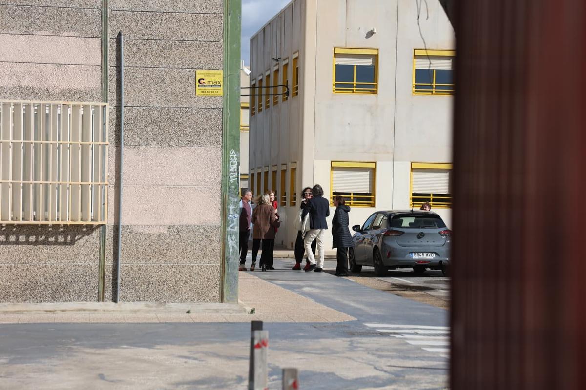 La consellera de Educación en el interior de la EASDA, este miércoles