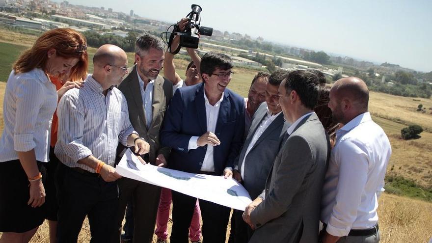 Juan Marín con Juan Carlos Maldonado, en Mijas.