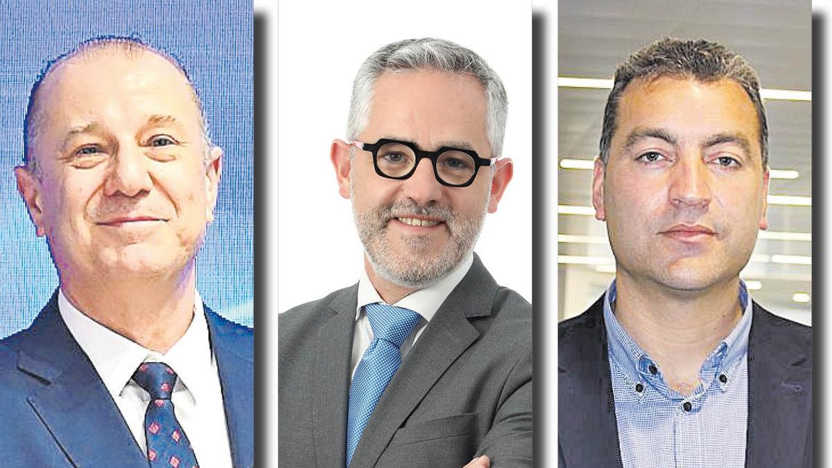 José Matas, Jon Macías y César González.