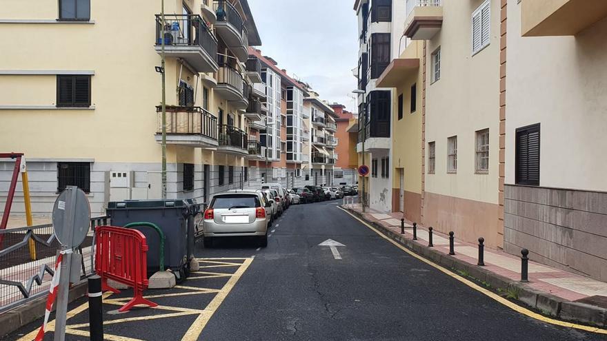 Calle Nivaria, una de las que se mejorará con el Plan de Asfaltado de Candelaria.