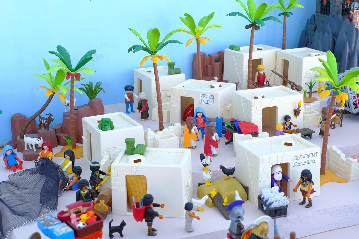 La Isleta convertida en Belén de Playmobil.