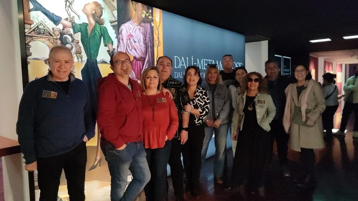 Recorriendo la exposición Dalí-Metamorfosis en el Museo de Bellas Artes Gravina.