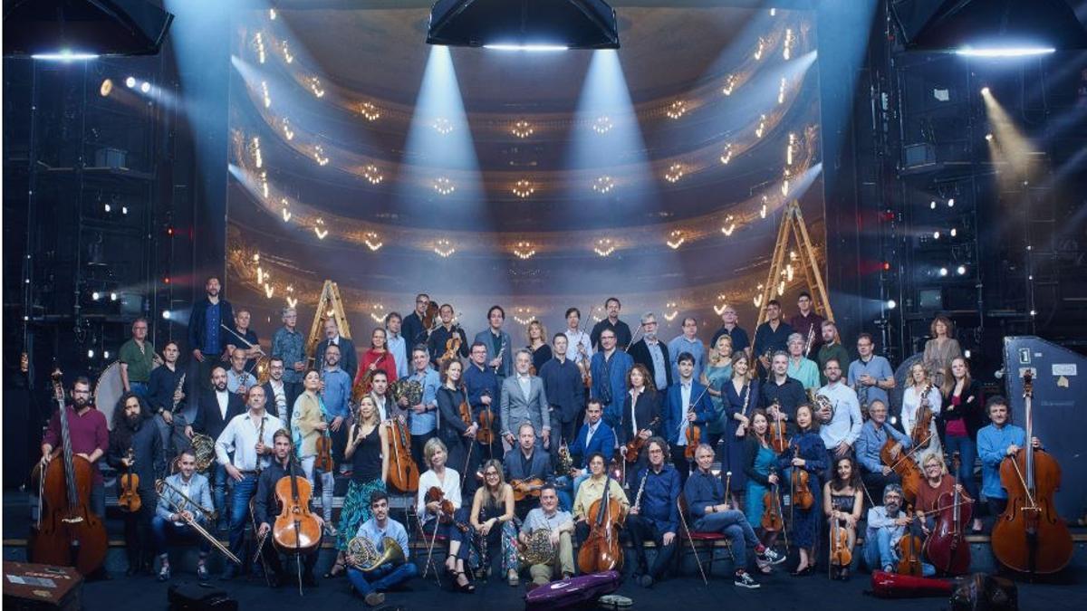 L’Orquestra Simfònica del Gran Teatre del Liceu, en una imatge promocional.