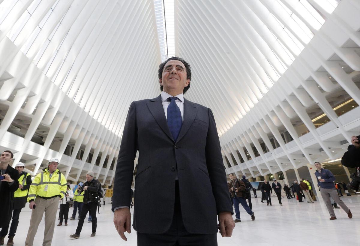 Santiago Calatrava en la inauguración del Oculus de Nueva York, en marzo de 2016.