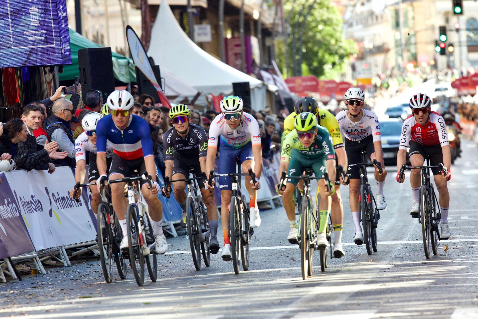 Llegada a Murcia de la Vuelta Ciclista a la Región