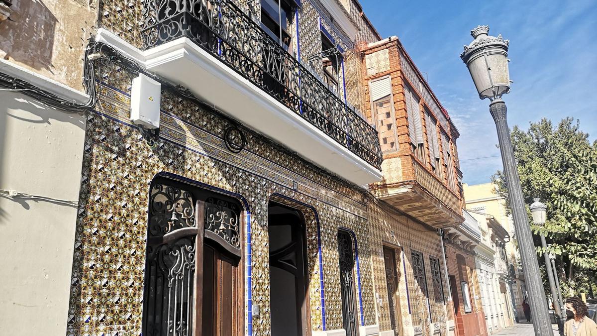 La vivienda diseñada por Goerlich en la calle de la Reina es uno de las viviendas más espectaculares