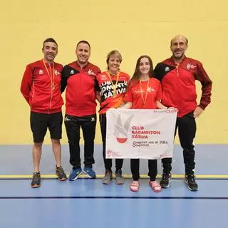 El Bádminton Xàtiva se cuelga nueve medallas en el Campeonato Autonómico Sub-19 y Sénior