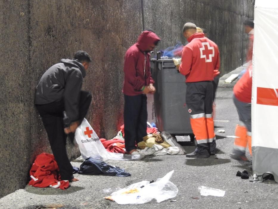 Llegada de una patera a Gran Canaria