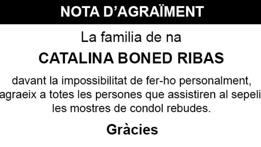 Nota Catalina Boned Ribas