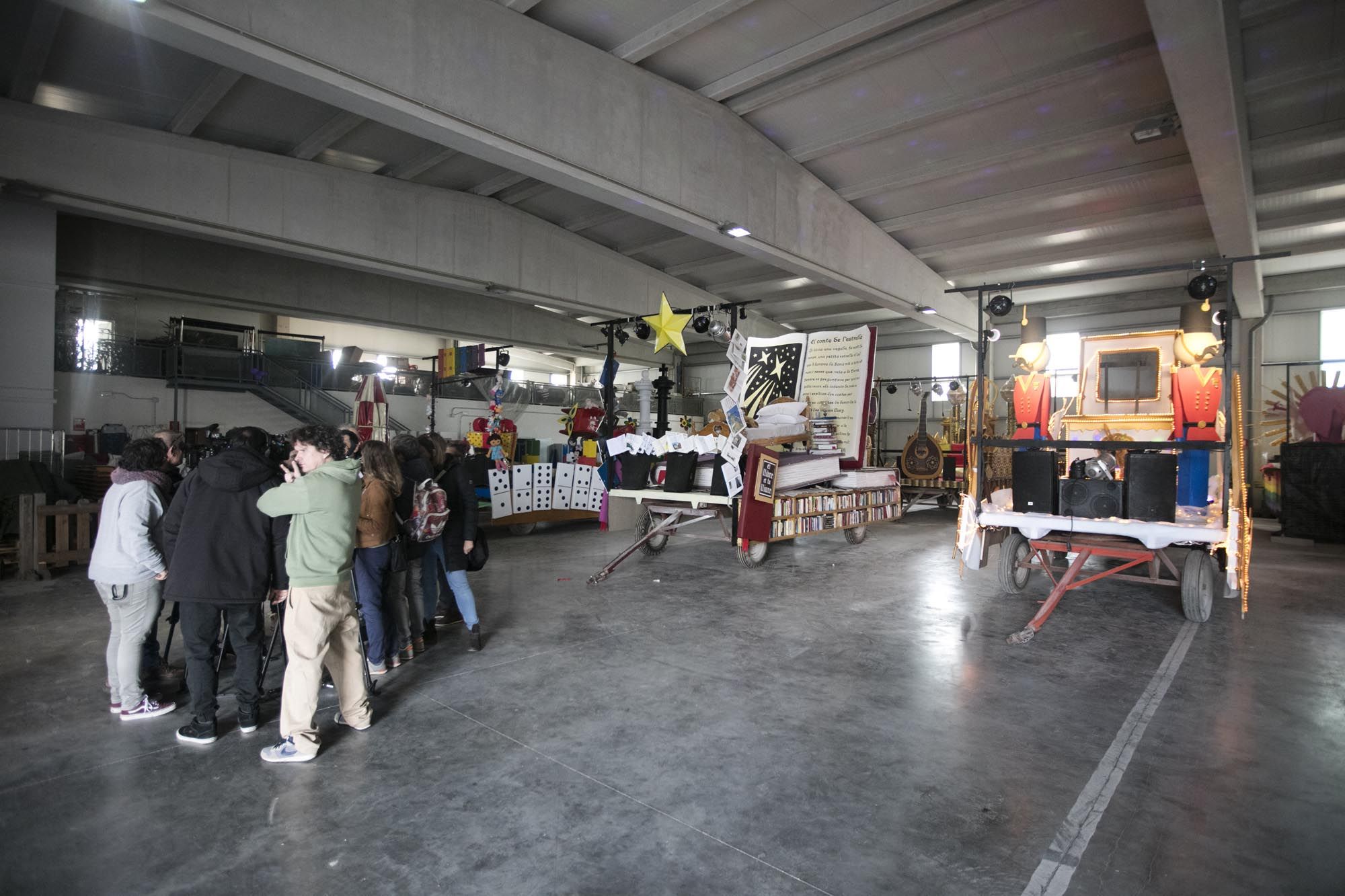 Preparativos de la cabalgata de los Reyes Magos de Ibiza