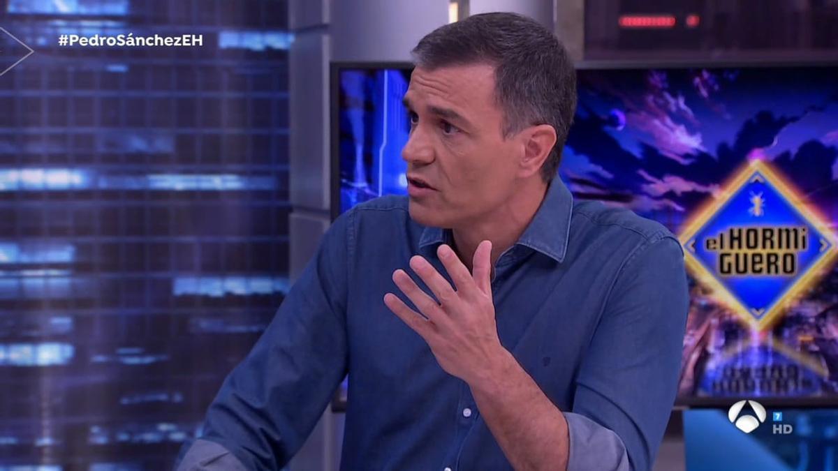 Pedro Sánchez, en 'El hormiguero'.